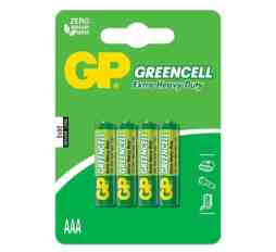 Slika izdelka: GP cink kloridna baterija AAA 4kom GreenCell