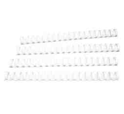 Slika izdelka: KLIPKO Spirale PVC 25 mm, bele, 50 kos