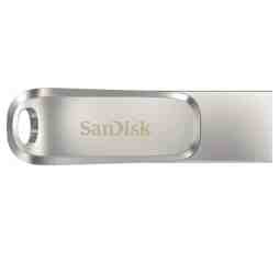 Slika izdelka: USB C & USB DISK SanDisk 64GB Ultra Dual LUXE, 3.1, srebrn, Type-A in C, kovinski, branje do 150MB/s