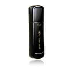 Slika izdelka: USB DISK TRANSCEND 16GB JF 350, 2.0, črn, s pokrovčkom